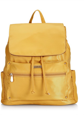 

Caprese Rihanna Backpack Medium (Re) Ochre 5 L 5 Backpack(Yellow)