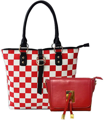 

Lacira Women's or Girls Handbags with a premium Sling Bag Combo (Set of 2) Waterproof Shoulder Bag(Red, 15 L)