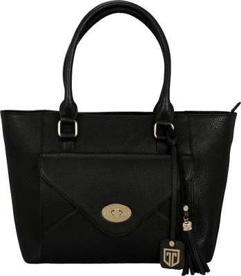 

Tan Luzo Genuine Leather Handcrafted Shoulder Bag / Handbag Shoulder Bag(Black, 2 L)