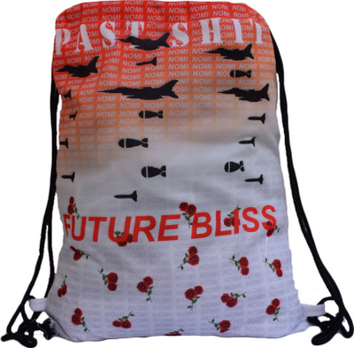 

nomi fast shit future bliss Multipurpose Bag(White, 5 L)