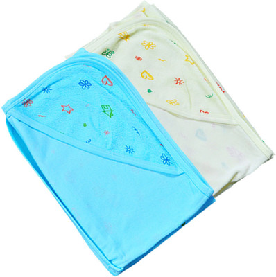 

Mahadhi Terry 200 GSM Bath Towel(Pack of 2, Multicolor), Blue-yellow