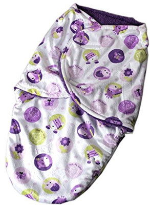 

Baby Bucket Animal  Swadding Baby Blanket(Fur, Purple