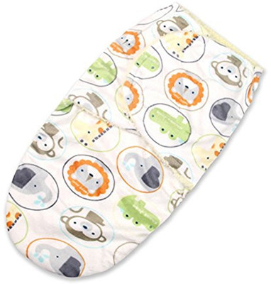 

Baby Bucket Animal  Swadding Baby Blanket(Fur, White