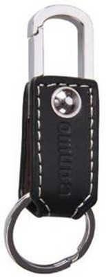 

MGP Fashion Omuda Black Leather Single Locking Key Chain(Black)