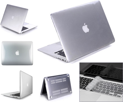 Robustrion Front & Back Case for MacBook Pro 13" (A1278)(Transparent, Laptop Case)