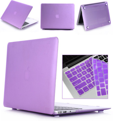 Robustrion Front & Back Case for MacBook Air 13" (A1369 / A1466)(Purple, Laptop Case)