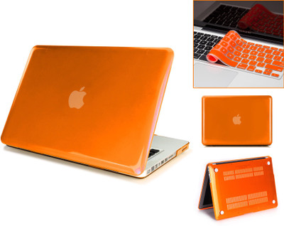 Robustrion Front & Back Case for MacBook Air 13" (A1369 / A1466)(Orange, Laptop Case)