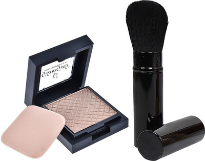 

GlamGals Buy The Compact Shine-On & Get Black Pocket Powder Brush(Set of 1)