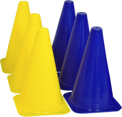 Grazzo Cone Marker Pack of 6(Blue, Yellow)