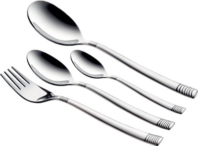 

Shapes LYNEX Stainless Steel Cutlery Set(Pack of 20)