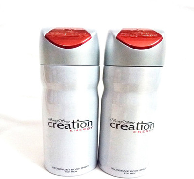 

BaugSons CREATION ENERGY Deodorant Spray - For Men(400 ml, Pack of 2)