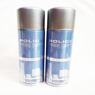 Police LIGHT BLUE Body Spray - For Men(400 ml, Pack of 2)