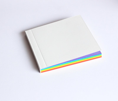 

EKA BRAND Mini Notebook(RAINBOW COLOURED MINI DIARY WHITE, Multicolor)