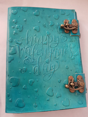 

Bhavya A5 Note Book(Handcrafted, Blue)