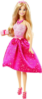 

GRAPPLE DEALS Beautiful Happy Birthday Wishes Barbie Doll Gift For Kids.(Multicolor)
