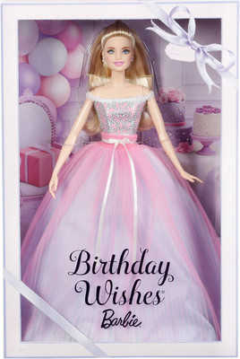 

GRAPPLE DEALS Beautiful Lovely Happy Birthday Barbie Princess Doll In Elegant Gown Doll Gift To Your Little One Kids.(Pink)