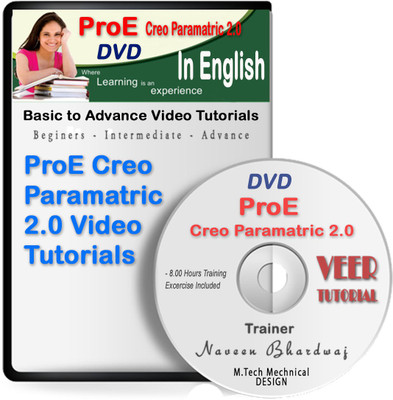 

Veer Tutorial ProE Creo Paramatic 2.0 Training in English (114 HD Video, 12 Hrs)(PC DVD)