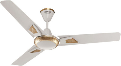 

Eveready Rhombus 3 Blade Ceiling Fan(White, Pack of 1), Gold;white
