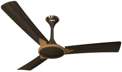 

Luminous Warrior 3 Blade Ceiling Fan(SYMPHONY GOLD, Pack of 1), Brown;gold