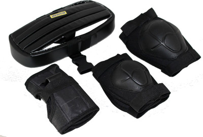 

HARVEY SPORTS & FITNESS Kids Protective Skating Guard Kit (4 in 1 - Medium) Skating Guard Combo(Black