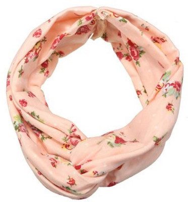 

Gugzy Siempre21 Women's Elastic Flower Printed Turban Headwrap Knotted Soft Twisted Headband Head Band(Multicolor)