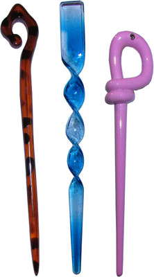 

ELV 7-in-1 Combo of Multi Color Juda Sticks Bun Stick(Multicolor)