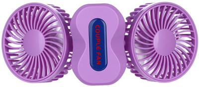 Happy2Buy Foldable Self Design Purple Hand Fan(Pack of 1)
