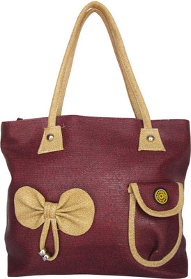 

KAMALI Hand-held Bag(Beige, Maroon)