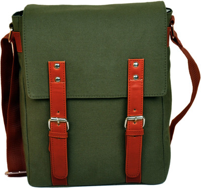 RB FASHION Sling Bag(Green, Brown), Brown;green