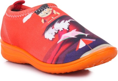 

Lucy & Luke Boys & Girls Slip on Moccasins(Red