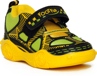 

Footfun by Liberty Boys & Girls Slip on Running Shoes(Yellow