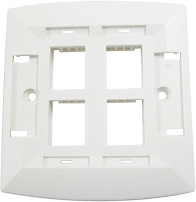 

Molex Face Plate Quad Port WSY-00014-02 (White) Lan Adapter(1000 Mbps)