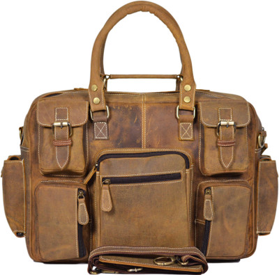 

Adimani Holt Laptop Bag Messenger Bag(Brown, 10 L)