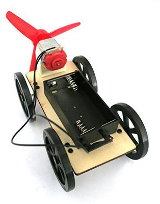 edealing (Tm) Diy Wind Power Car Small Production Science And Technology Educational Model Assembled Toys Creative Novelty Gifts(Multicolor) available at flipkart for Rs.1531