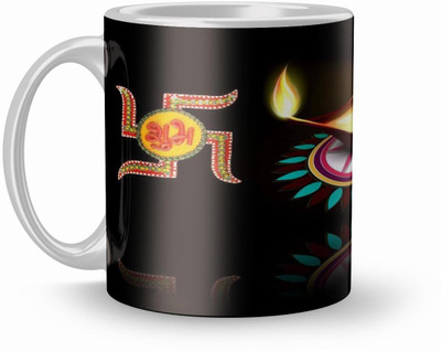 

Lovekushcart Mug400 Ceramic Mug(320 ml), Multicolor