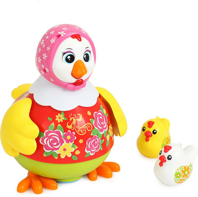 

Kiditos Dancing Hen with Lovely Chick Whistle and Colorful Lights & Music(Multicolor)