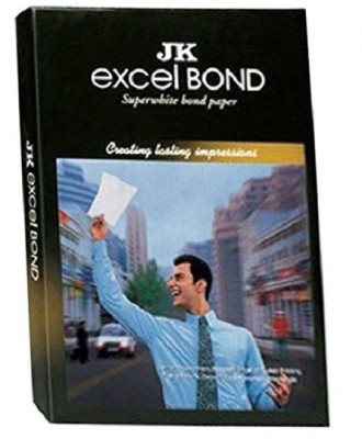 

JK Excel Bond unruled A4 Copy Paper(Set of 1, White)