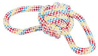 

SRI High Quality Non-Toxic Puppy Cats Chew Toy With A Tug- Knotted Cotton Chew Rope Toy Balls For Biting Training Playing Chewing (MULTI 2) Nylon Chew Toy For Dog