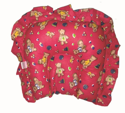 

Little Monster Printed Baby Pillow Pack of 1(Red)