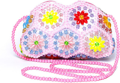 

Parichita bags colorful beads studded designer for your baby girls Pouch(Multicolor)