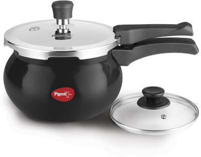 Pigeon titanium hard anodized pressure cooker 3 best sale litres