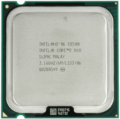 Intel 3.16 GHz LGA 775 e 8500 Processor(Silver) available at flipkart for Rs.475