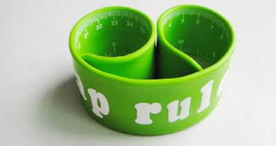 

UNTOLD Slap ruler Bracelets for Kids, Girls, Boys, Teen |Slap Ruler Bracelet for Fidget and Sensory - Made of Silicone Rubber | Great Party Favors Ruler(Set of 1, Green)