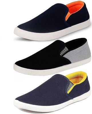 

STYLIVO Sneakers For Men(Multicolor, Orangeyellow&black