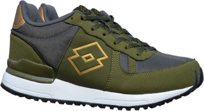 

Lotto Rochester Walking Shoes For Men(Multicolor, Olive/golden