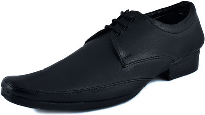 Trendy Session Stylish Lace Up For Men(Black