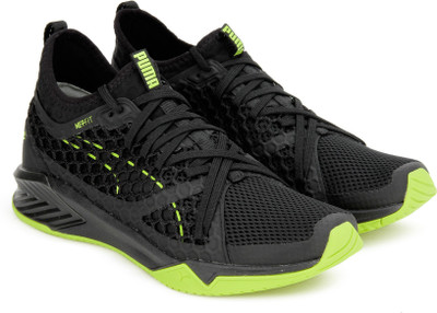 

Puma IGNITE XT NETFIT Wn s Training & Gym Shoes For Women(Black, Yellow, Puma black-nrgy yellow