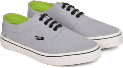 

Beerock Flyres Canvas Shoes For Men(Grey, Green