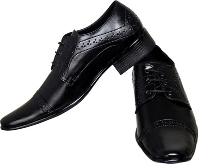 

Zapatoz Synthetic Formal Shoes For Men’s (Black) Lace Up For Men(Black