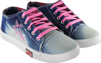 

BELLA TOES Women's Blue Pink Sneakers Shoes Sneakers For Women(Multicolor